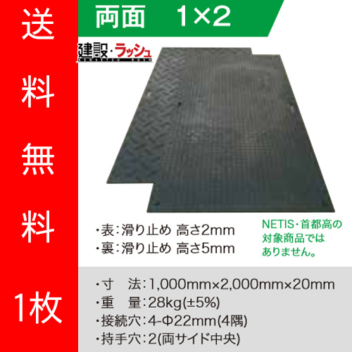 【(株)ウッドプラスチックテクノロジー】樹脂製敷板 Wボード 1m